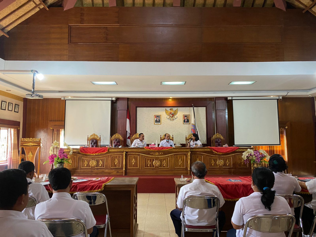 Rapat Pembinaan Statistik Wali Data Pendukung ( TikLiDaKu ) Tahun 2022 Desa Petang